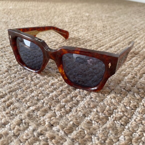 JACQUES MARIE MAGE Enzo rectangular acetate sunglasses - Picture 2 of 6